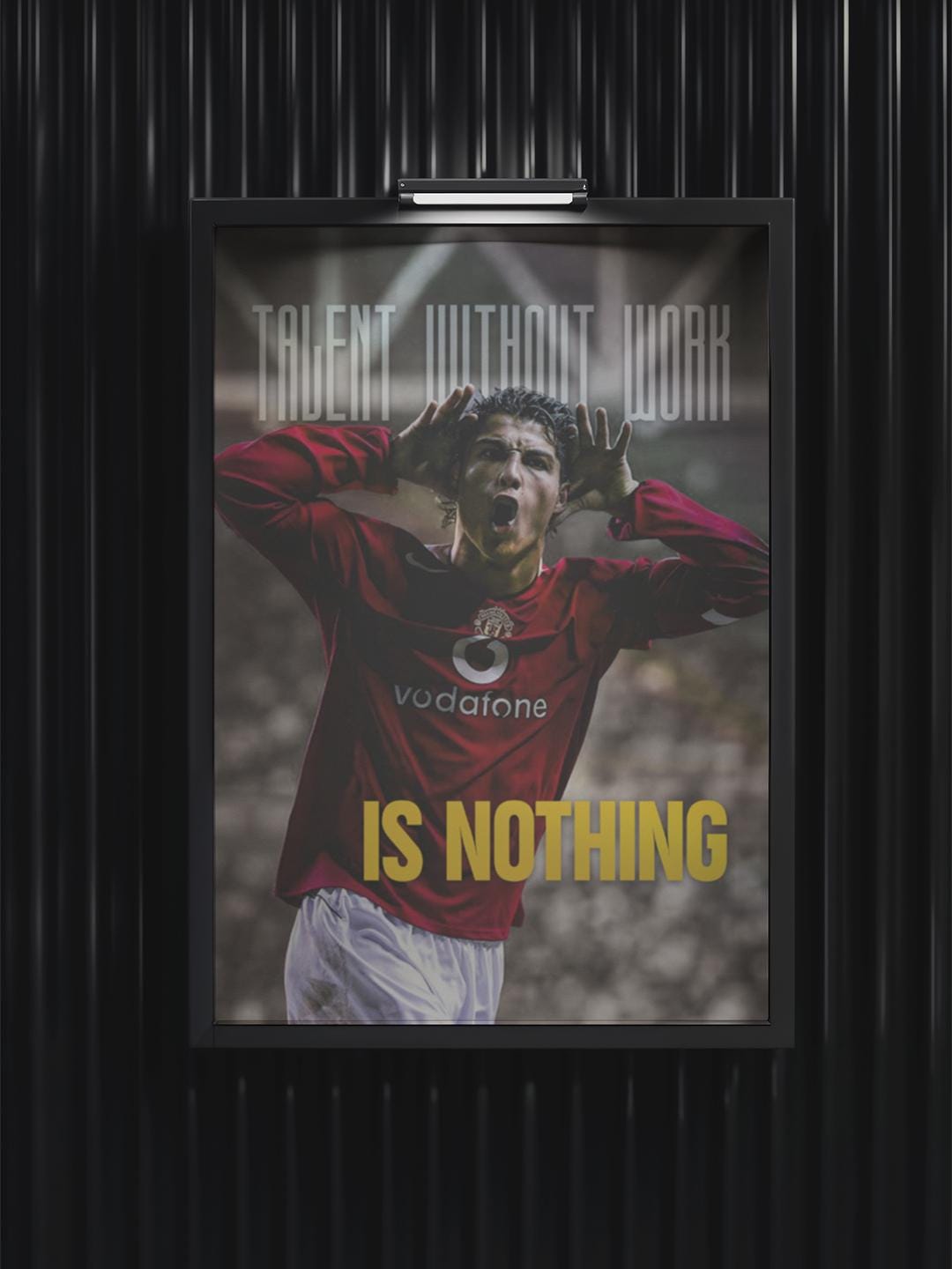 Cristiano Ronaldo CR7 Poster - Football Legend - Instant Download + FREE Wallpaper