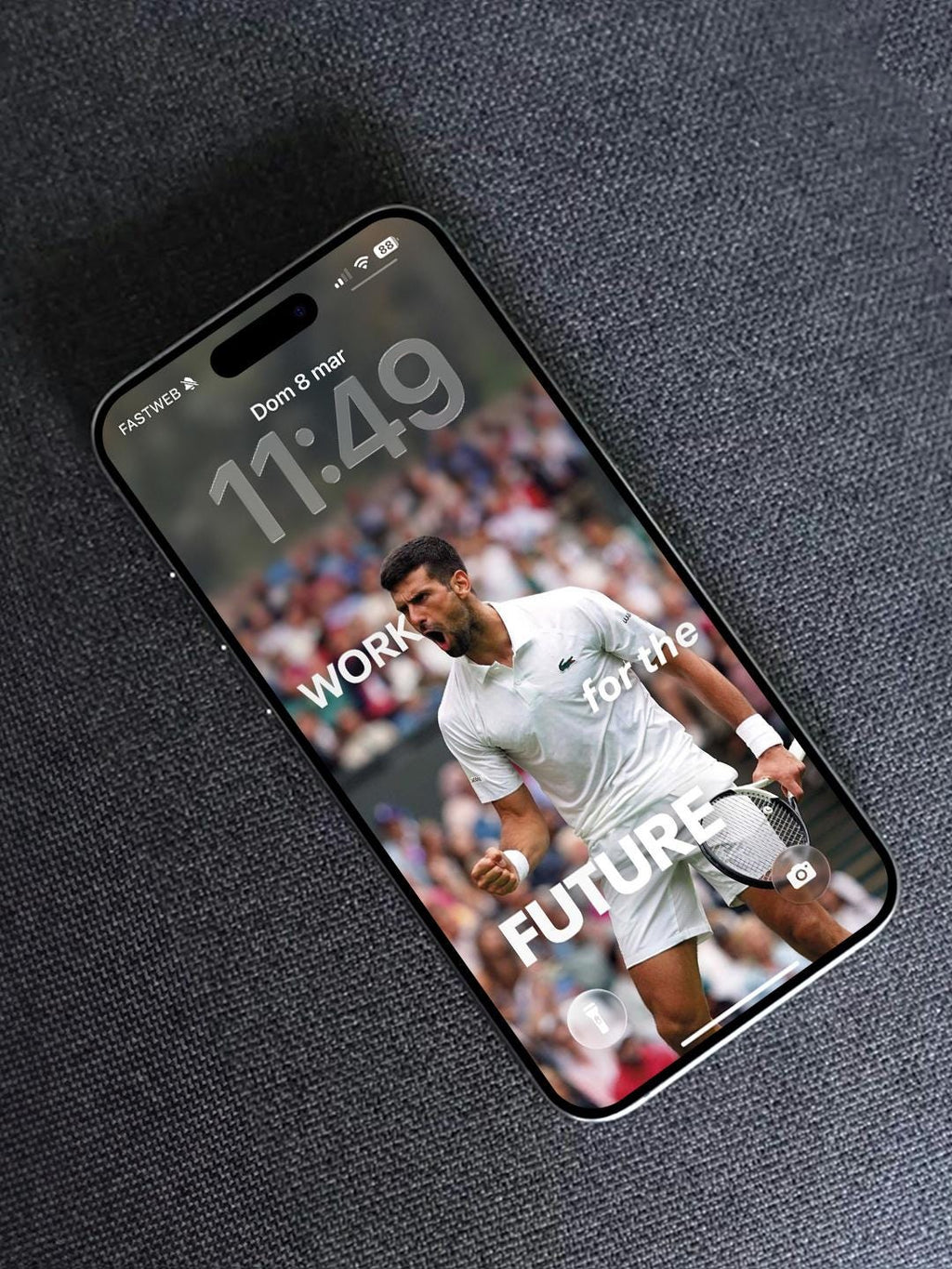 Novak Djokovic — "Mental Toughness" | Premium Phone Wallpaper