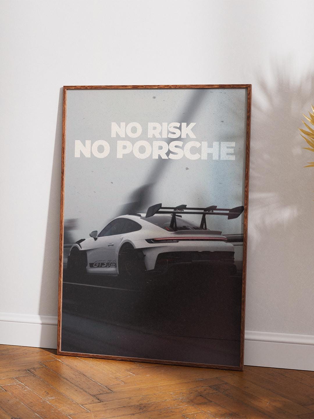 PORSCHE GT3 RS | "No Risk No Porsche" Digital Bundle | Poster & 4K Wallpaper