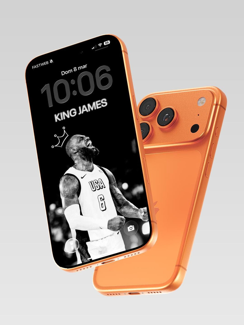 LeBron James — "King Edition" | Luxury Black & Gold Phone Wallpaper