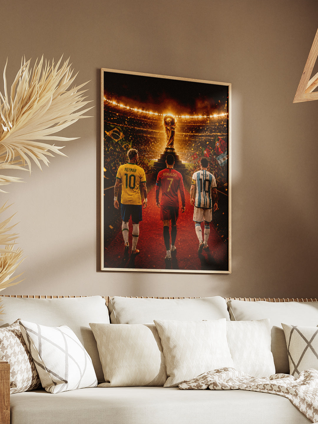 The Last Dance Soccer Poster & Digital Wallpaper Bundle – Messi, Ronaldo, Neymar World Cup 2026 | High-Res Print PDF & JPG, Desktop & Phone Backgrounds