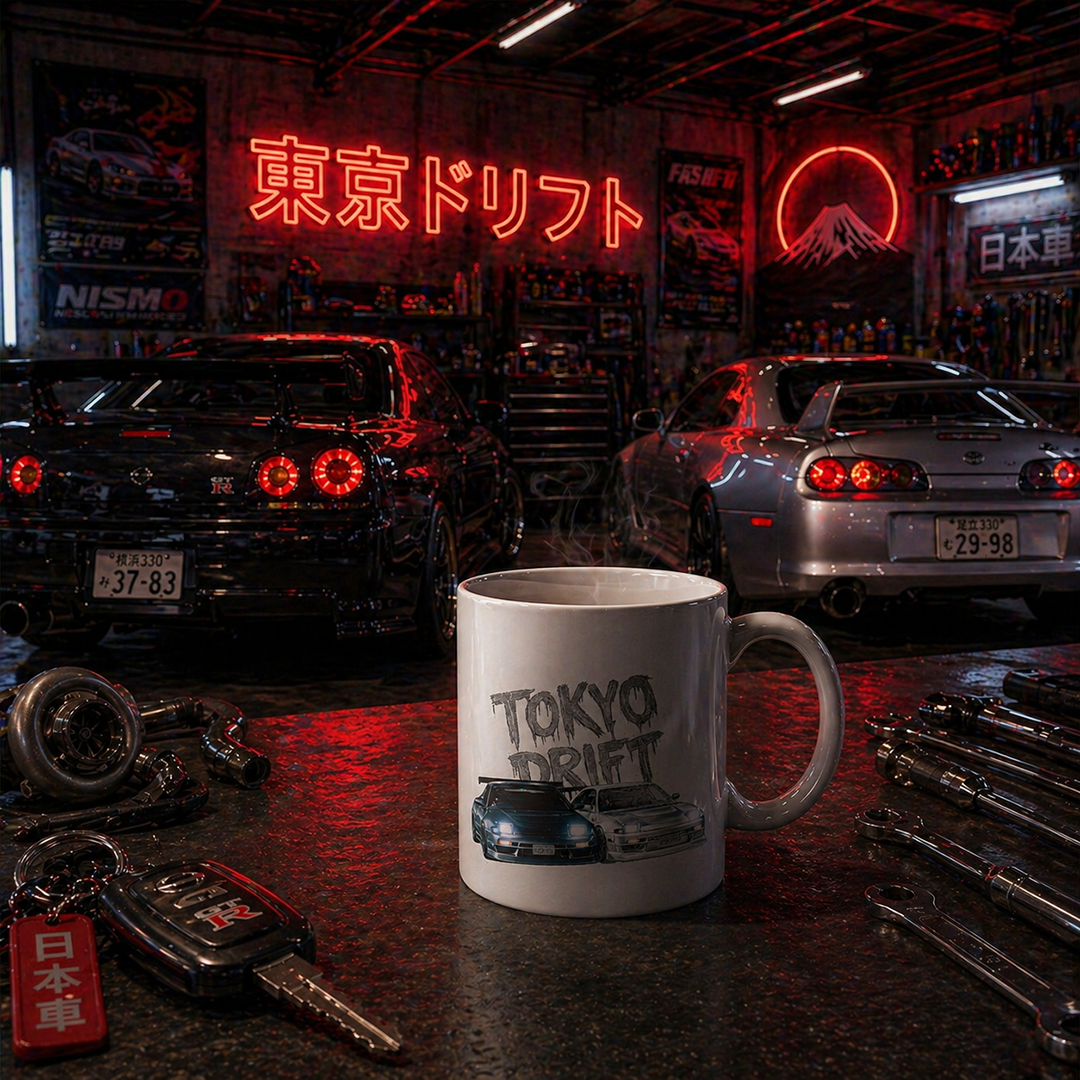 Tokyo Drift — "Own the Morning" | Premium Ceramic Mug