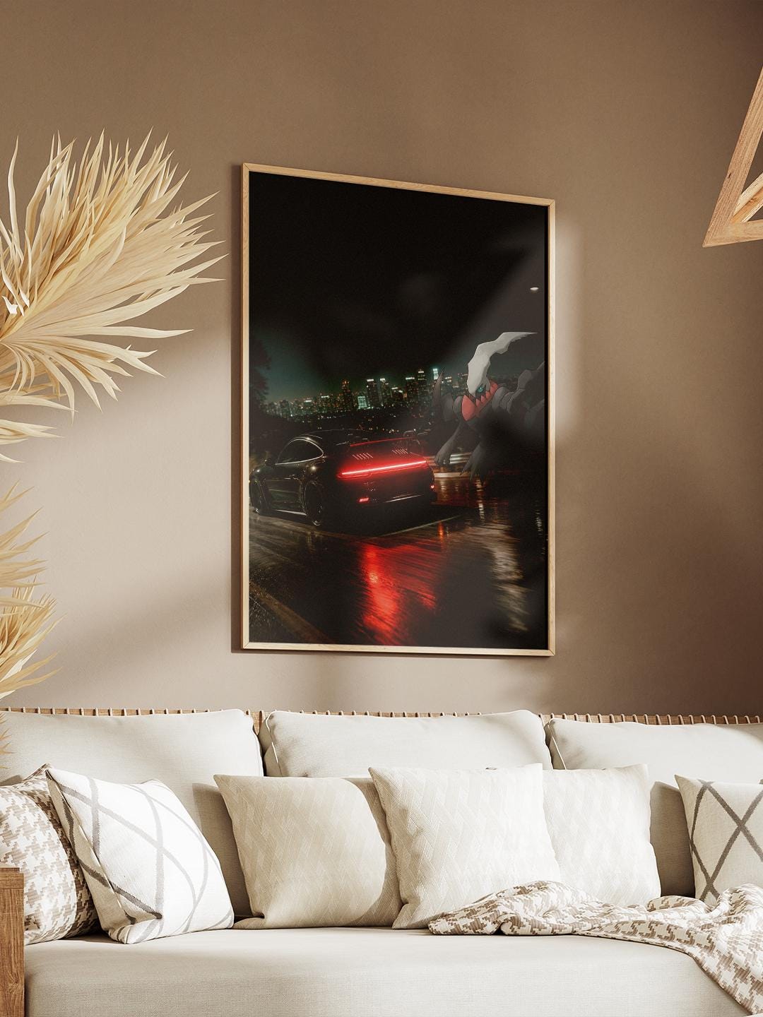 Darkrai × Porsche GT3 RS — Anime Car Digital Bundle | 4K Poster & Phone Wallpaper