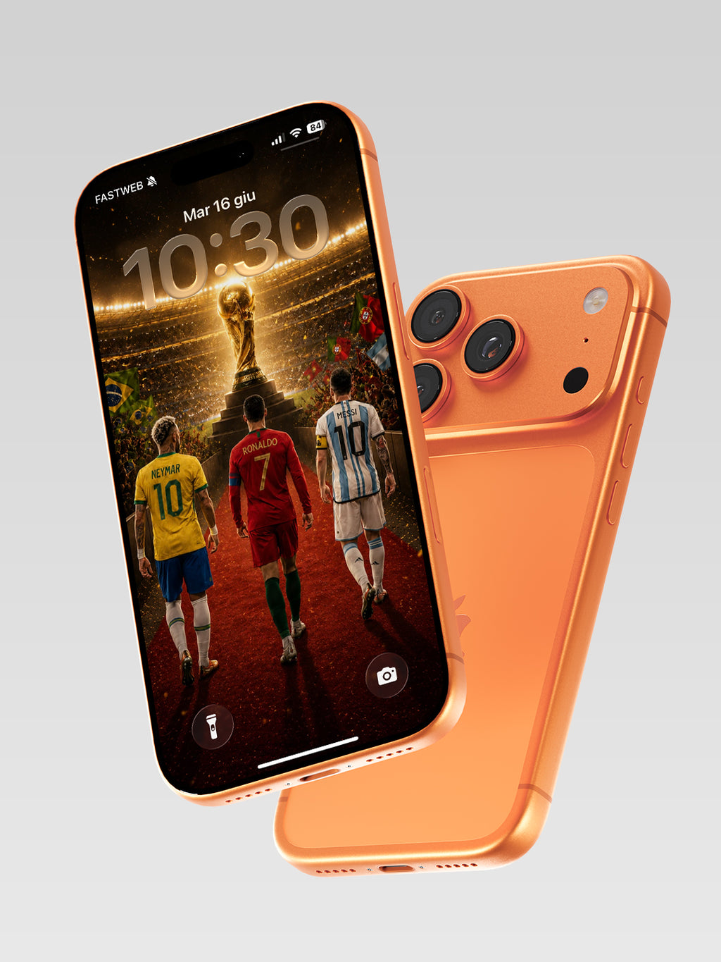 The Last Dance Soccer Digital Wallpaper Bundle – Messi, Ronaldo, Neymar World Cup 2026 | HD Smartphone & Desktop PC Backgrounds